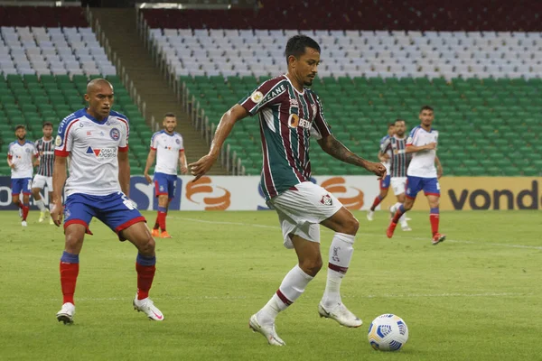 Brasilianische Fußballmeisterschaft Fluminense Und Bahia August 2021 Rio Janeiro Brasilien — Stockfoto