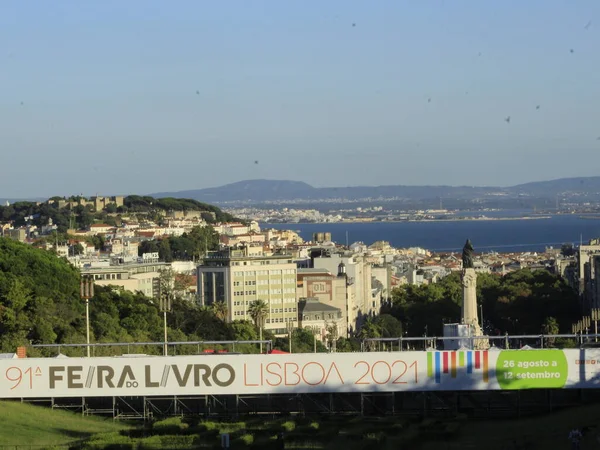 Fiera Del Libro Lisbona Portogallo Agosto 2021 Lisbona Portogallo Stand — Foto Stock