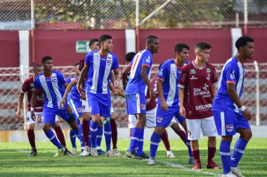 Juventus v National - Paulista 20 Yaş Altı Futbol Şampiyonası: 2 Eylül 2021, Sao Paulo, Brezilya: Conde Rodolfo Crespi Stadyumu 'nda Paulista 20 Yaş Altı Futbol Şampiyonası' nın 5. turu için geçerli olan Juventus ve Nacional arasındaki futbol maçı
