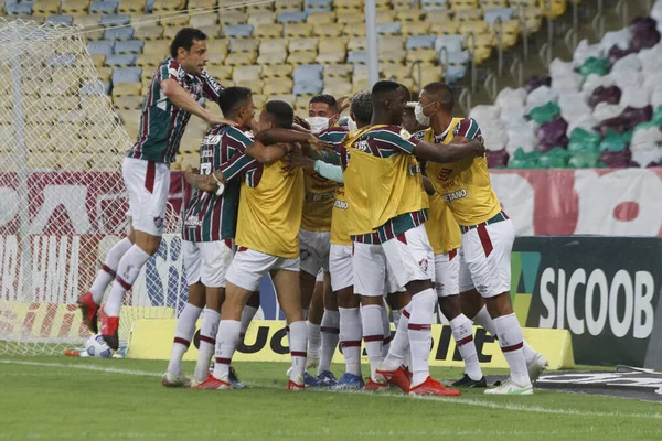 Brezilya Futbol Şampiyonası Fluminense Juventude Eylül 2021 Rio Janeiro Brezilya — Stok fotoğraf