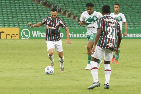 브라질 선수권 Fuminense Juventude 2021 브라질 리우데자네이루 브라질 라카나 스타디움에서 — 스톡 사진