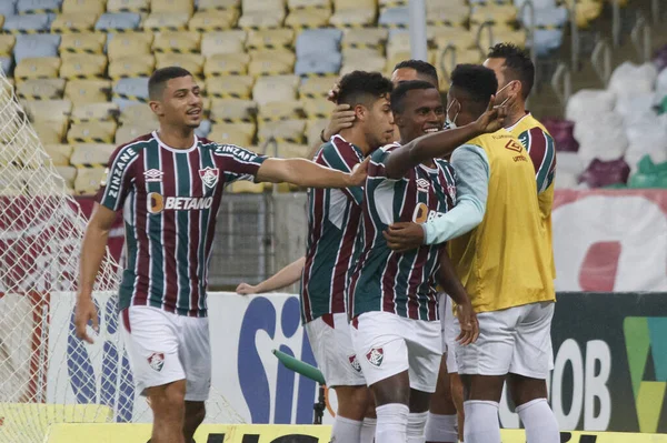 巴西足球锦标赛 Fluminense和Juventude 2021年9月2日 巴西里约热内卢 Fuminense和Juventude之间的足球比赛 第14轮巴西足球锦标赛在马拉卡纳体育场举行 — 图库照片