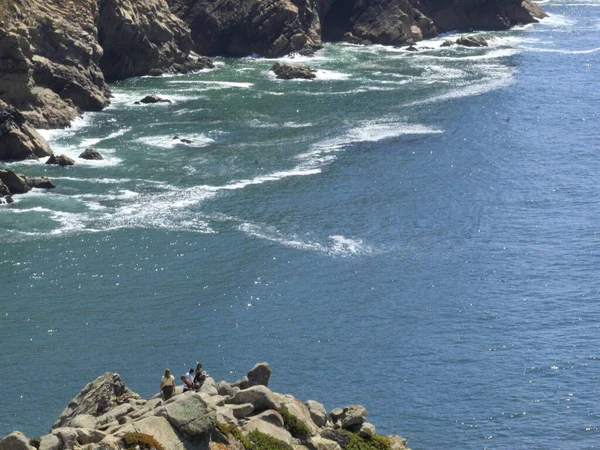 Cabo Roca Portugal August 2021 Sintra Portugal Touristen Genießen Die — Stockfoto