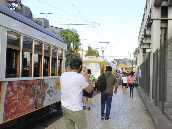 Int Turismo Lisboa Septiembre 2021 Lisboa Portugal Movimiento Personas Lisboa — Foto de Stock