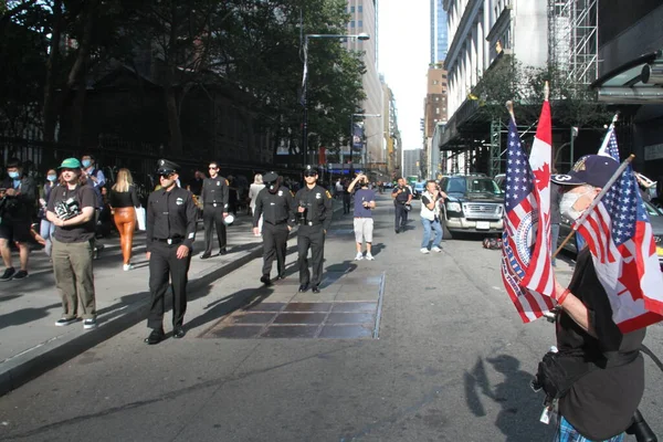 Der Jahrestag Der Gedenkstätte Ground Zero September 2021 New York — Stockfoto