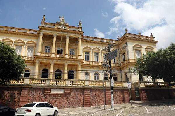 Blick Und Fassade Des Justizpalastes Manaus September 2021 Manaus Amazonas — Stockfoto