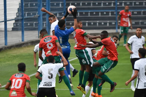 Sao Paulo Campionato Calcio 2021 Corinzi Portoghesi Partita Calcio Tra — Foto Stock