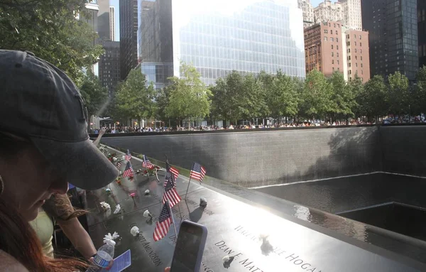 Acesso Público Geral Ground Zero Memorial Setembro Setembro 2021 Nova — Fotografia de Stock