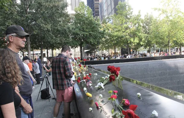 Acesso Público Geral Ground Zero Memorial Setembro Setembro 2021 Nova — Fotografia de Stock
