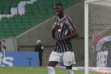 (Brezilya Futbol Şampiyonası: Fluminense ve Sao Paulo. 12 Eylül 2021, Rio de Janeiro, Brezilya: Fluminense ve Sao Paulo arasındaki futbol maçı Brezilya Futbol Şampiyonasının 20. Raundu için geçerli