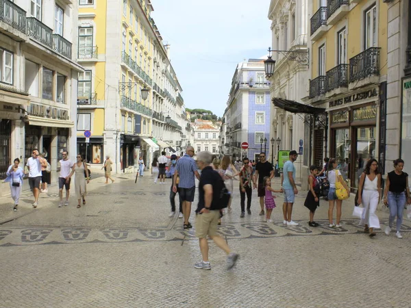 Int Hnutí Lidí Lisabonu Září 2021 Lisabon Portugalsko Pohyb Osob — Stock fotografie