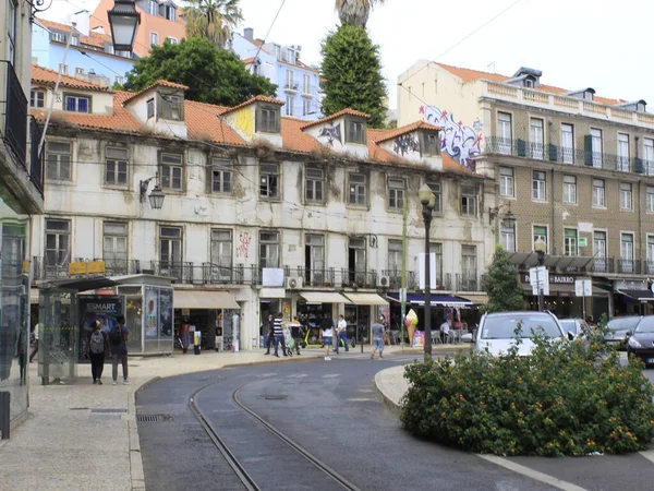 Int Verplaatsingsmensen Lissabon September 2021 Lissabon Portugal Beweging Van Mensen — Stockfoto