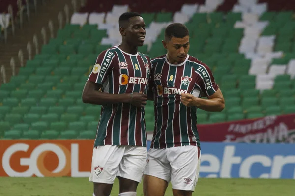Spo Brazilský Fotbalový Šampionát Fluminense Sao Paulo Září 2021 Rio — Stock fotografie