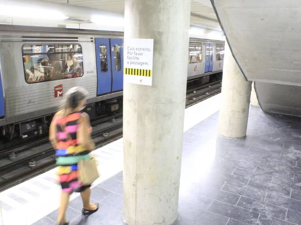 Die Bahn Station Arroios Lissabon Wird Nach Jahren Bauzeit Wiedereröffnet — Stockfoto