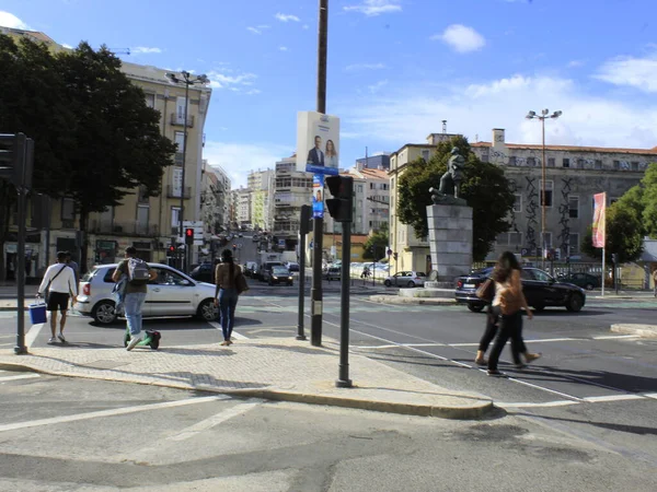 Września 2021 Lizbona Portugalia Ruch Pasażerski Stacji Arroios Zielonej Linii — Zdjęcie stockowe