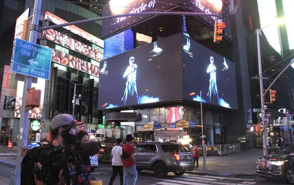 Broadway Terug New York September 2021 New York Usa Bijna — Stockfoto