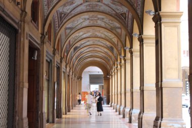 16 Eylül 2021, Bologna, İtalya: Bologna 'da turizm hareketi, Kuzey İtalya' da Emilia-Romagna bölgesinde, 16 Eylül 2021 Perşembe günü. Bolonya bölgedeki en büyük şehirdir.