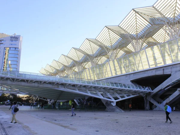 Centro Comercial Vasco Gama Lisboa Septiembre 2021 Lisboa Portugal Movimiento — Foto de Stock