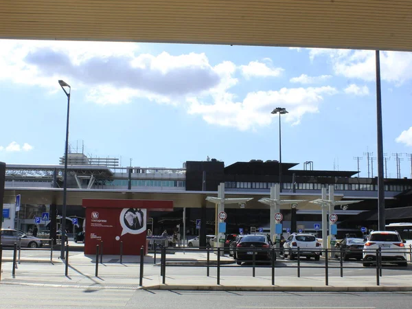 Міжнародний Аеропорт Лісабон Вересня 2021 Року Лісабоні Португалія Рух Пасажирів — стокове фото