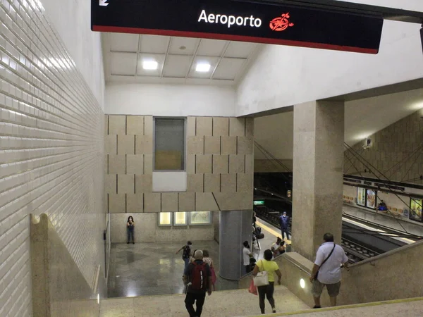 Mezinárodní Letiště Lisabon Září 2021 Lisabon Portugalsko Pohyb Cestujících Mezinárodním — Stock fotografie
