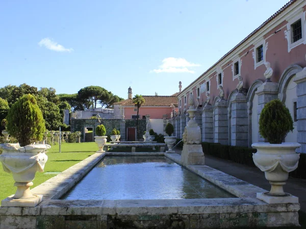 Int Marques Pombal Palace Garden Oeiras Portugal September 2021 Lissabon — Stockfoto