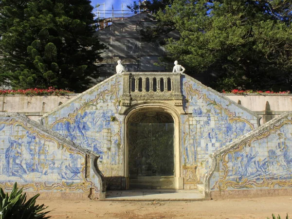 Int Jardín Del Palacio Marques Pombal Oeiras Portugal Septiembre 2021 —  Fotos de Stock