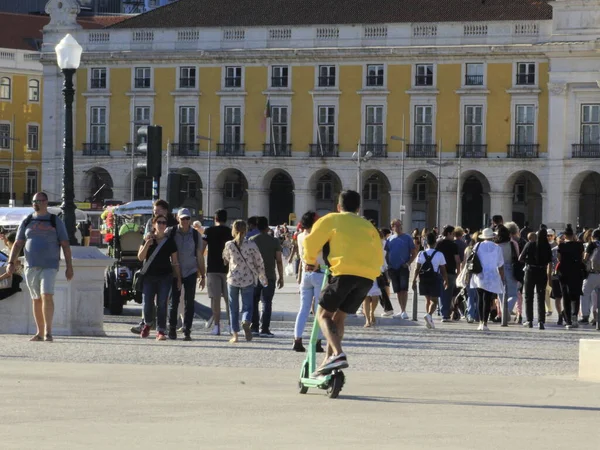 Eylül 2021 Lizbon Portekiz Lizbon Sokaklarında Meydanlarında Eylül 2021 Avrupa — Stok fotoğraf