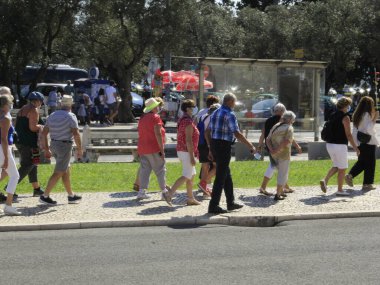 19 Eylül 2021, Lizbon, Portekiz: Cais do Sodre, Santos ve Belem istasyonları, Lizbon, Portekiz, 19 Eylül 2021 Pazar günü. 