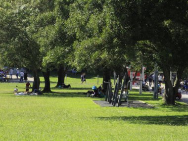 19 Eylül 2021, Lizbon, Portekiz: Cais do Sodre, Santos ve Belem istasyonları, Lizbon, Portekiz, 19 Eylül 2021 Pazar günü. 