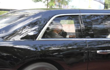 (Joe Biden, BM Genel Kurulunun 76. Oturumundan ayrılıyor. 21 Eylül 2021, New York, ABD: ABD Başkanı Joe Biden sıkı güvenlik önlemleri alarak New York 'taki 76. BM Genel Kurulu toplantısından ayrılıyor. Fotoğraf: Niyi Fote / Thenews2 (Fotoğraf: Niyi 