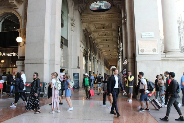 Fashion Week Milaan Italië September 2021 Milaan Italië Beweging Het — Stockfoto