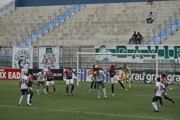 Brasilianische Fußballmeisterschaft Division Manaus Ferroviario September 2021 Manaus Amazonas Brasilien — Stockfoto