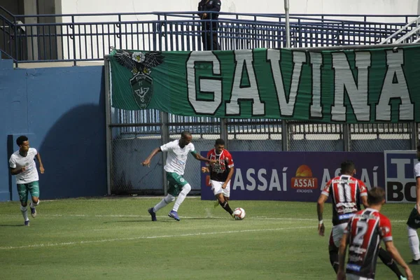 Campeonato Brasileño Fútbol División Manaus Ferroviario Septiembre 2021 Manaus Amazonas —  Fotos de Stock