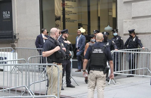 Tight Security President Biden Barclay Hotel New York 76Th Sessions — Photo