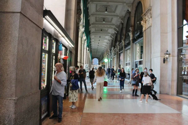 Settimana Della Moda Milano Settembre 2021 Milano Movimento Alla Stazione — Foto Stock