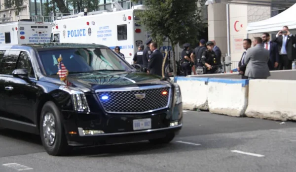 Nuevo Joe Biden Abandona 76º Período Sesiones Asamblea General Onu —  Fotos de Stock