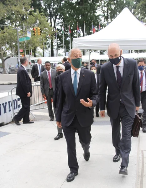 Altos Dignatarios Abandonan Asamblea General Onu Septiembre 2021 Nueva York —  Fotos de Stock