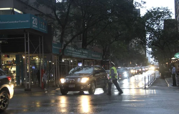 Setembro 2021 Nova York Eua Mudança Repentina Tempo Com Céu — Fotografia de Stock