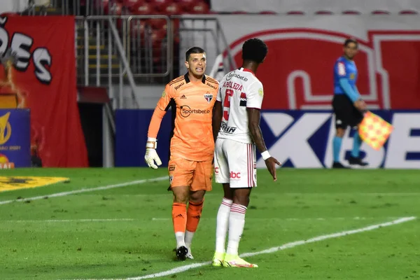 Spo Campeonato Brasileiro Futebol São Paulo América Goleiro Tiago Volpi — Fotografia de Stock