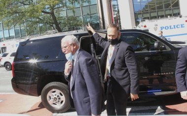 BM Genel Kurulunun 76. Oturumunda üst düzey yöneticiler. 24 Eylül 2021, New York, ABD: Yüksek rütbeli kişilerin 24 Eylül Cuma günü New York 'ta düzenlenen 76. BM Genel Kurulu toplantısına girip çıktıkları görüldü). 