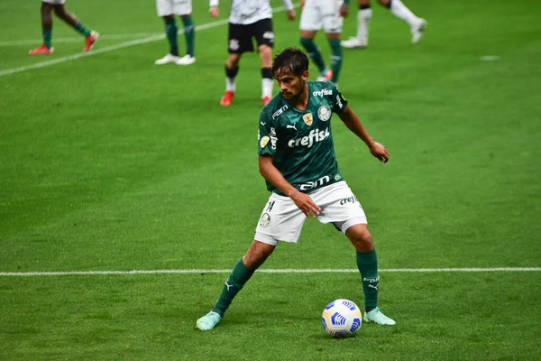 Spo Brasiliansk Fotboll Mästerskap Korintierbrevet Och Palmeiras September 2021 Sao — Stockfoto