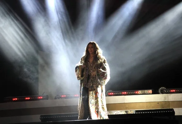 Jennifer Lopez Treedt Bij Global Citizen Live New York September — Stockfoto