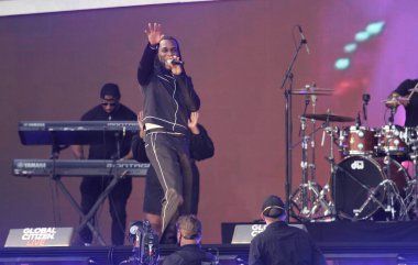 Burna Boy, New York 'ta Global Citizen Live' da sahne alıyor. 25 Eylül 2021, New York, ABD: Burna Boy New York 'taki Central Park çimlerinde The Global Citizen Live' da sahne aldı. Etkinliğe girebilmek için, herkes için aşı kanıtına ihtiyaç vardır..