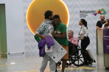 Rio de Janeiro (RJ), 10 yıldan uzun süredir Brezilya 'da yaşayan Arjantinli ve İtalyan vatandaşı Beden Eğitimi öğretmeni Nicolas Calabrese, Rio' daki Tom Jobim Uluslararası Havalimanı 'na indi. (Jose Lucena 2. Bölüm))       