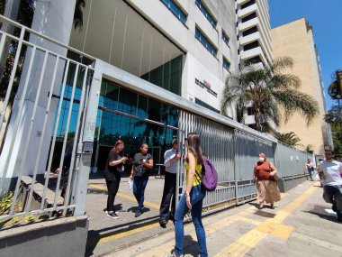 Sao Paulo (SP), 10 / 05 / 2025 - kamu / CNU / SP yarışması - adaylar Sao Paulo şehir merkezindeki FMU Liberdade kampüsüne Birleşik Kamu Yarışması (CNU) için geldiler. (Leandro Chemalle / Yeniler 2)       