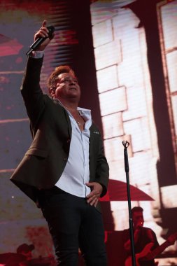 Sao Paulo (SP), 10 / 05 / 2025 - Vibra Sao Paulo 'da sahneye çıkan şarkıcı Leonardo' nun şovu, 40 yıllık kariyerini 5 Ekim 2025 Pazar akşamı kutluyor. (Leco Viana / Newws2)         