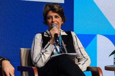 Sao Paulo (SP), 7 Ekim 2025 - Sandra Sabino, Sao Paulo şehrinin birinci derece bakım, uzmanlık ve sağlık denetleme bakanı, 23. Yaşam Kalitesi Kongresi 'ne katılıyor. (Marcelo estevao.) (Yeni 2.)