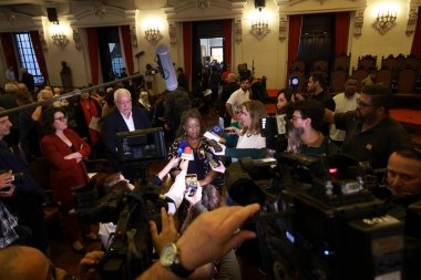 Sao Paulo (SP), 8 Ekim 2025 - Hükümet / İnsan Hakları / Kurbanlar / Diktatörlük 1968 / SP - İnsan Hakları ve Vatandaşlık Bakanı Macae Evaristo, İnsan Hakları ve Vatandaşlık Bakanlığı (MDHC) ve Özel Komisyon. (leco viana\ yeni2))   