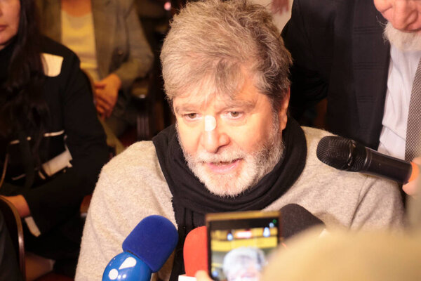 Сан-Паулу (СП), 8 октября 2025 года - Правительство / Права человека / Жертвы / Диктатура 1968 / СП - Марсело Рубенс Паива, бразильский писатель и драматург, участвует во 2-й церемонии вручения исправленных свидетельств о смерти. (leco viana presidentthenews2)  