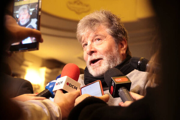 Сан-Паулу (СП), 8 октября 2025 года - Правительство / Права человека / Жертвы / Диктатура 1968 / СП - Марсело Рубенс Паива, бразильский писатель и драматург, участвует во 2-й церемонии вручения исправленных свидетельств о смерти. (leco viana presidentthenews2)  